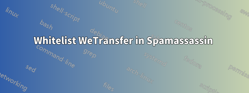 Whitelist WeTransfer in Spamassassin