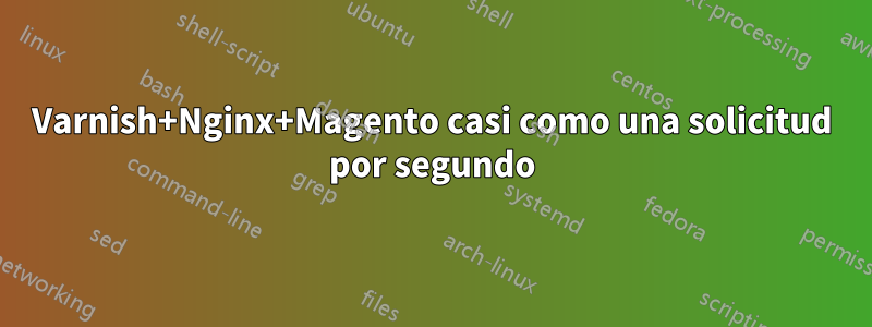 Varnish+Nginx+Magento casi como una solicitud por segundo
