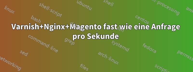 Varnish+Nginx+Magento fast wie eine Anfrage pro Sekunde