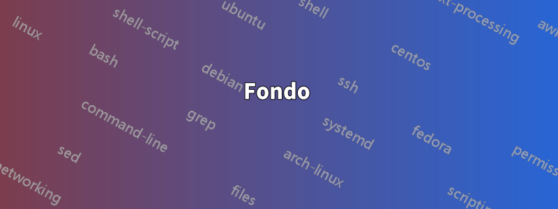 Fondo