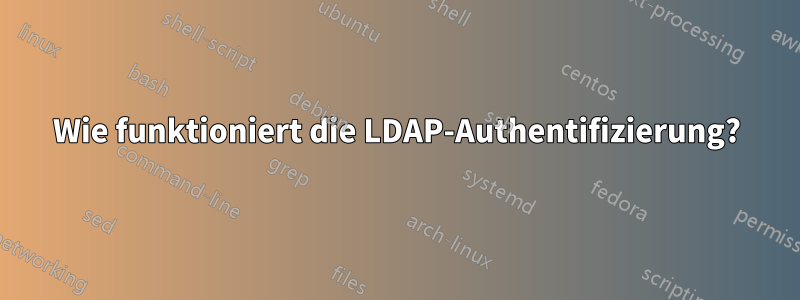 Wie funktioniert die LDAP-Authentifizierung?