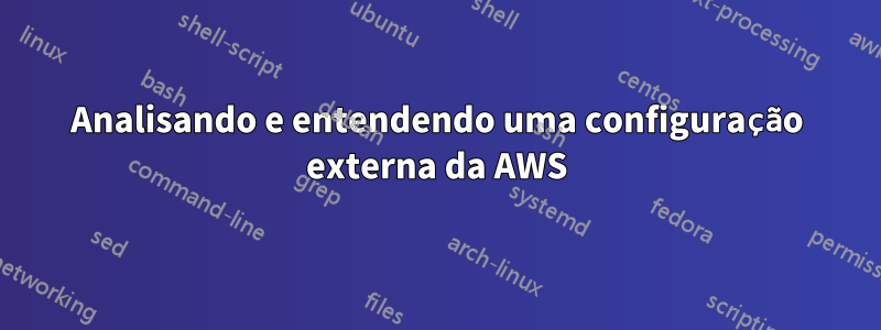 Analisando e entendendo uma configuração externa da AWS