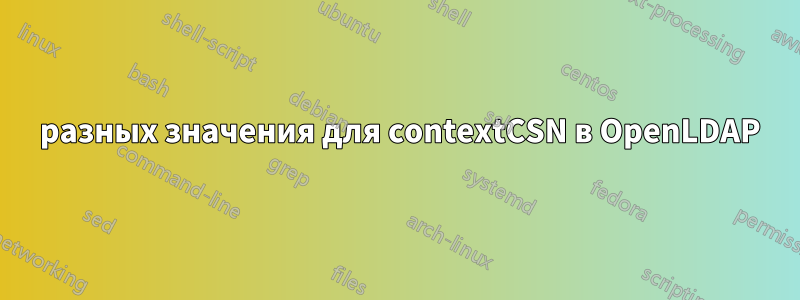 2 разных значения для contextCSN в OpenLDAP