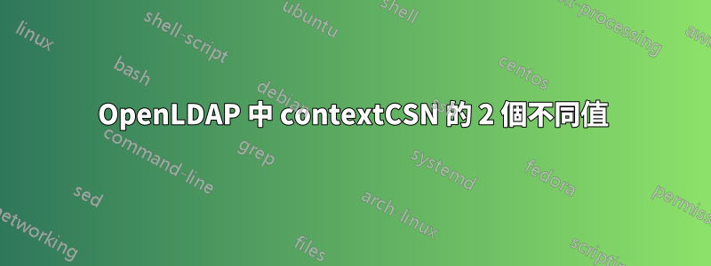 OpenLDAP 中 contextCSN 的 2 個不同值