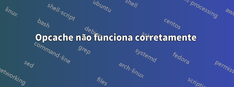 Opcache não funciona corretamente