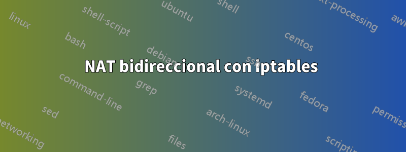 NAT bidireccional con iptables