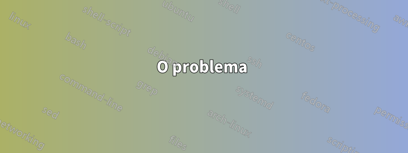 O problema