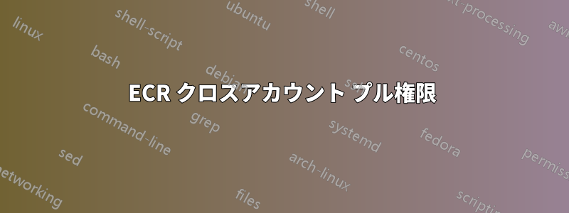 ECR クロスアカウント プル権限