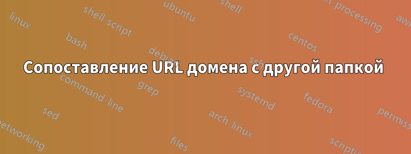 Сопоставление URL домена с другой папкой