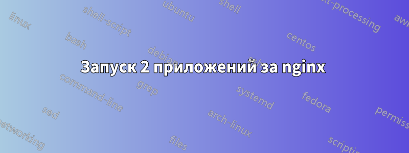 Запуск 2 приложений за nginx