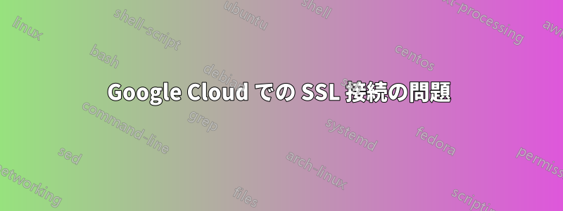 Google Cloud での SSL 接続の問題