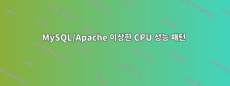 MySQL/Apache 이상한 CPU 성능 패턴