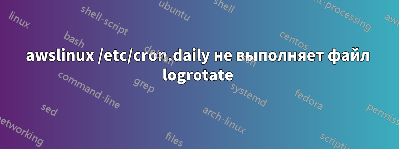 awslinux /etc/cron.daily не выполняет файл logrotate