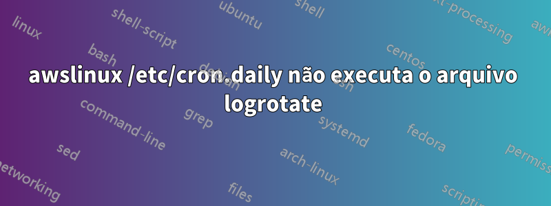 awslinux /etc/cron.daily não executa o arquivo logrotate