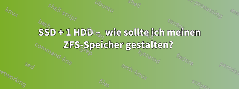 1 SSD + 1 HDD – wie sollte ich meinen ZFS-Speicher gestalten?