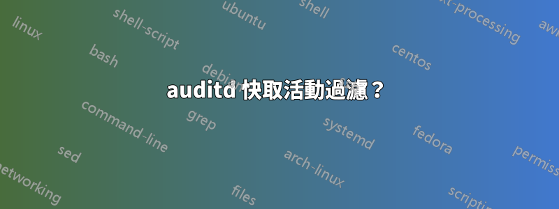 auditd 快取活動過濾？