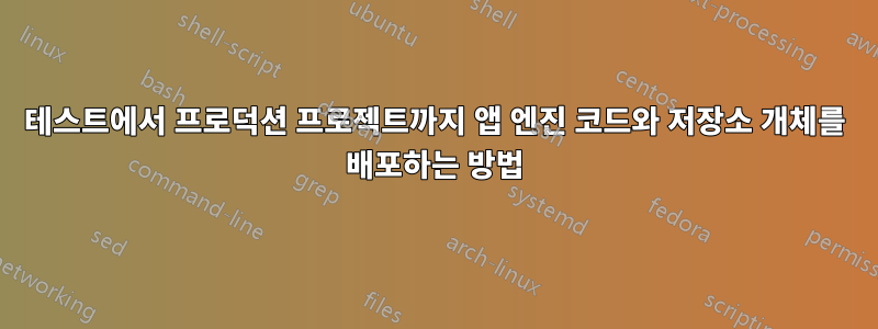 테스트에서 프로덕션 프로젝트까지 앱 엔진 코드와 저장소 개체를 배포하는 방법