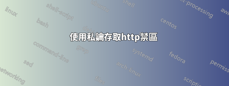 使用私鑰存取http禁區