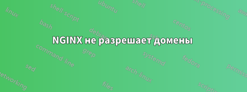 NGINX не разрешает домены