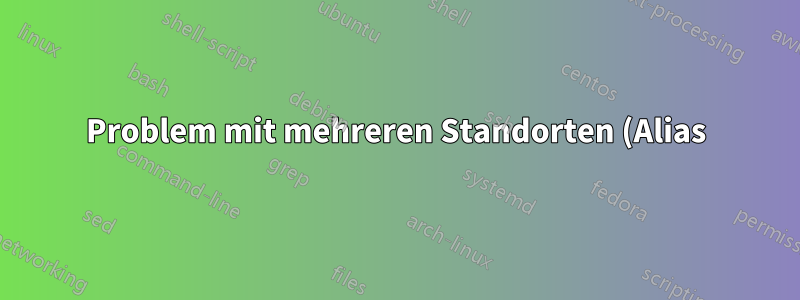 Problem mit mehreren Standorten (Alias) bei NGINX PHP FastCGI