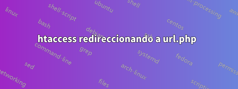 htaccess redireccionando a url.php 