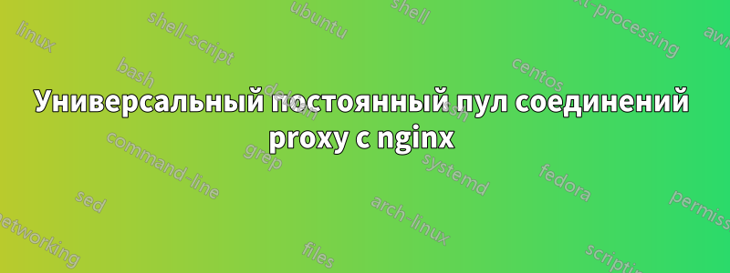 Универсальный постоянный пул соединений proxy с nginx