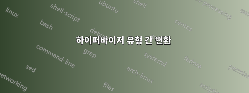 하이퍼바이저 유형 간 변환