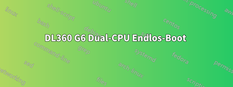 DL360 G6 Dual-CPU Endlos-Boot