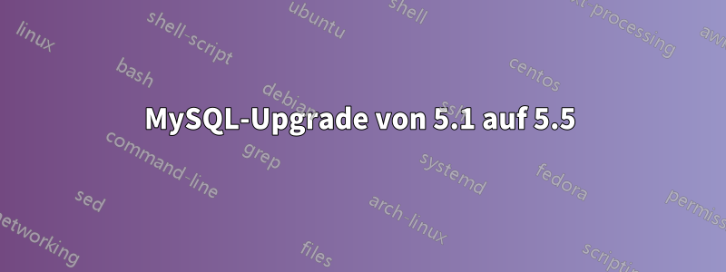 MySQL-Upgrade von 5.1 auf 5.5