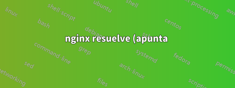 nginx resuelve (apunta) todo a una IP diferente, excepto archivos y subdirectorios específicos