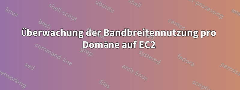 Überwachung der Bandbreitennutzung pro Domäne auf EC2