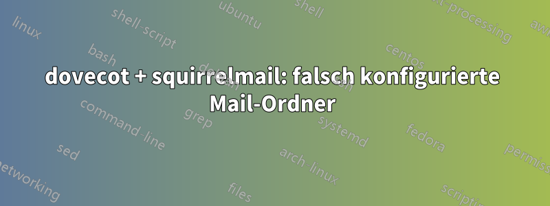 dovecot + squirrelmail: falsch konfigurierte Mail-Ordner