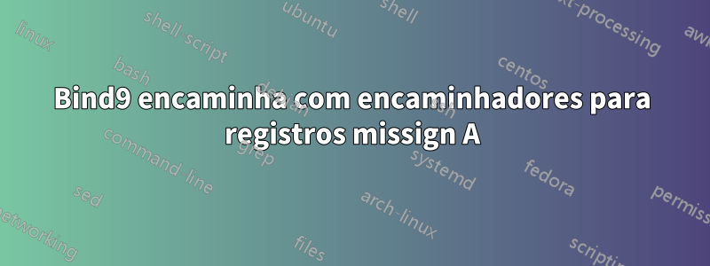 Bind9 encaminha com encaminhadores para registros missign A