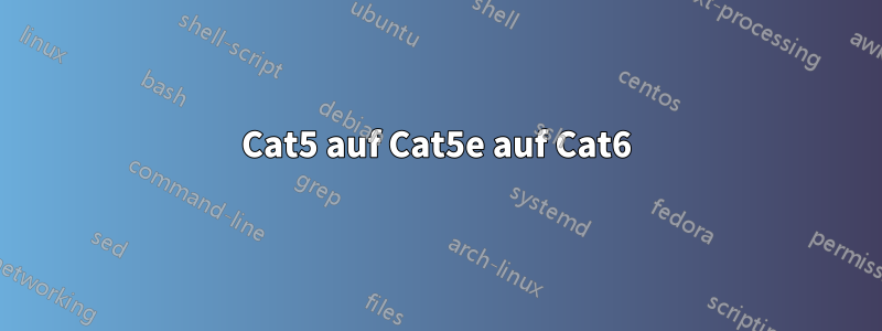 Cat5 auf Cat5e auf Cat6