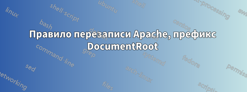 Правило перезаписи Apache, префикс DocumentRoot