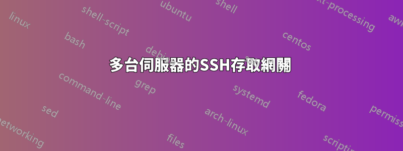 多台伺服器的SSH存取網關