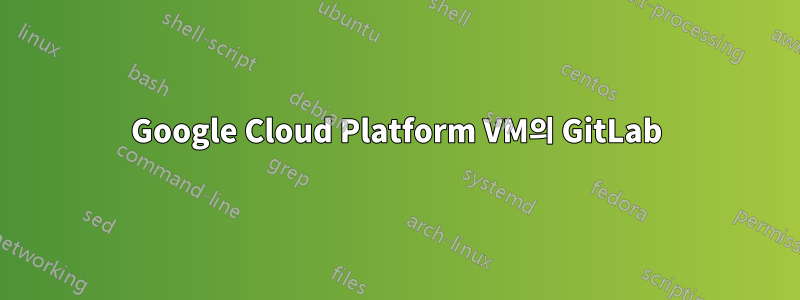 Google Cloud Platform VM의 GitLab