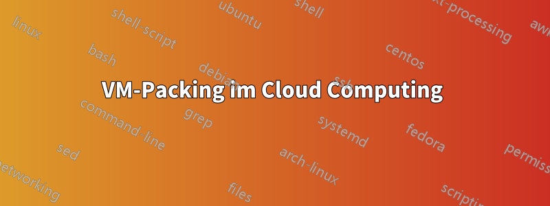 VM-Packing im Cloud Computing