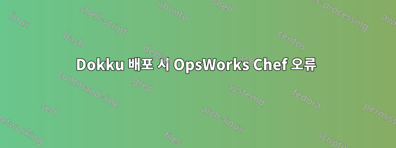 Dokku 배포 시 OpsWorks Chef 오류