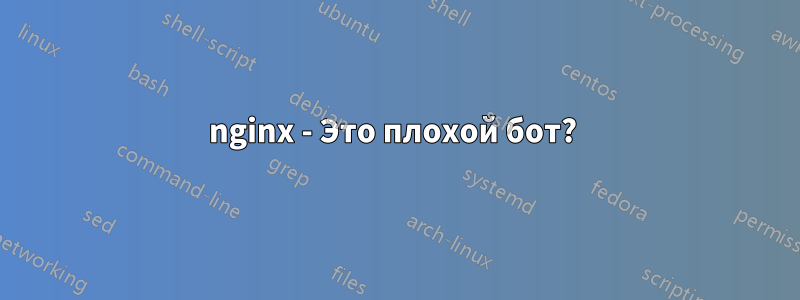 nginx - Это плохой бот? 