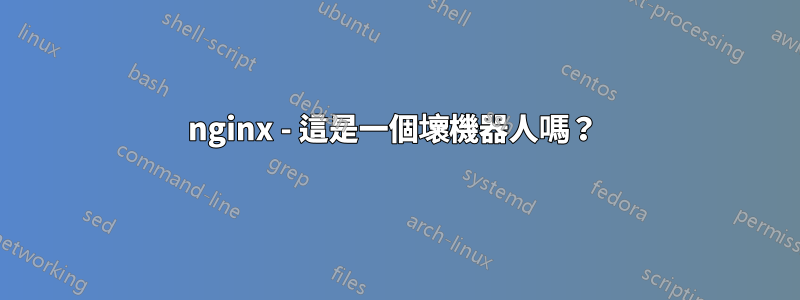 nginx - 這是一個壞機器人嗎？ 