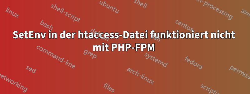 SetEnv in der htaccess-Datei funktioniert nicht mit PHP-FPM