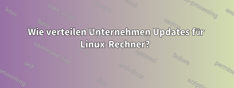 Wie verteilen Unternehmen Updates für Linux-Rechner? 