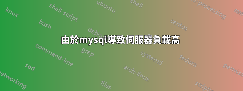 由於mysql導致伺服器負載高