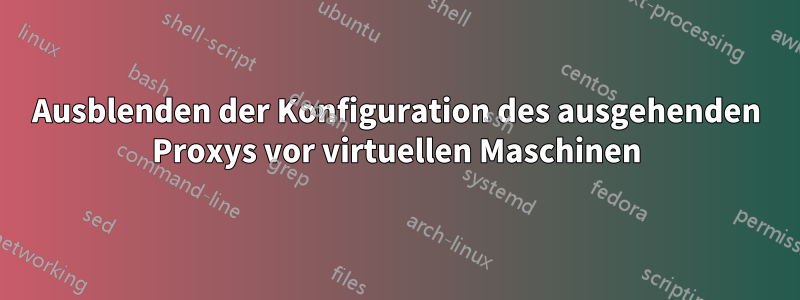 Ausblenden der Konfiguration des ausgehenden Proxys vor virtuellen Maschinen