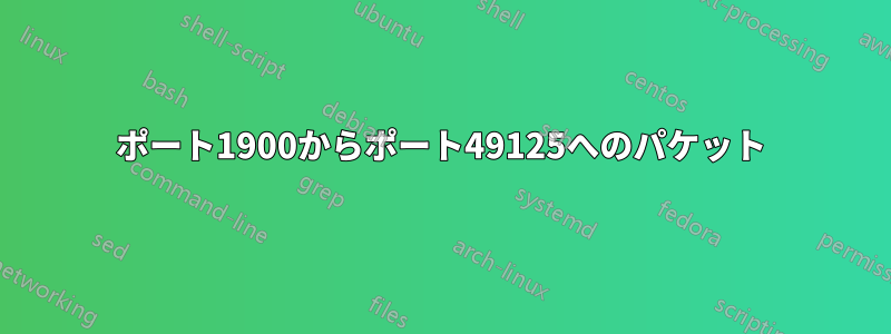 ポート1900からポート49125へのパケット