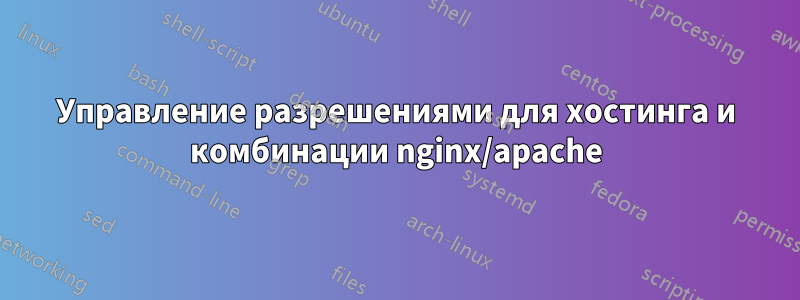 Управление разрешениями для хостинга и комбинации nginx/apache