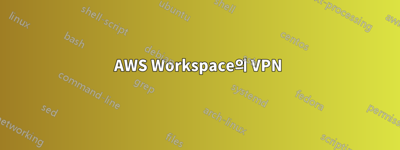 AWS Workspace의 VPN