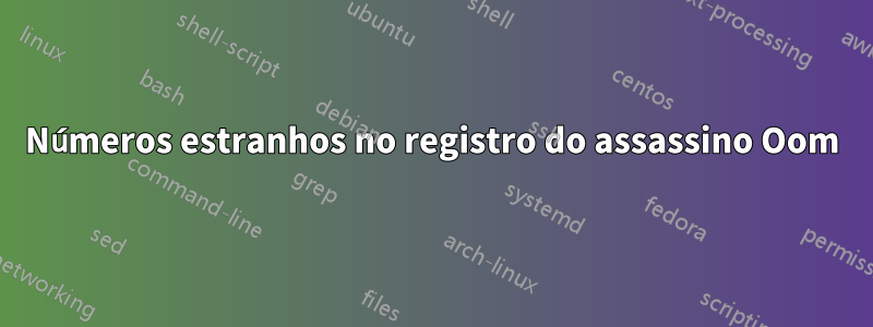 Números estranhos no registro do assassino Oom