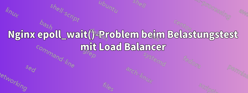 Nginx epoll_wait()-Problem beim Belastungstest mit Load Balancer